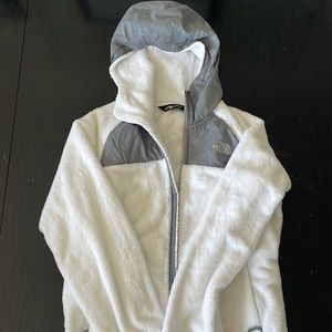 North face fleece zip up jacket size small